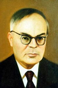 Портрет українського історика Володимира Голобуцького дослідника Запорозької Січі та козацтва